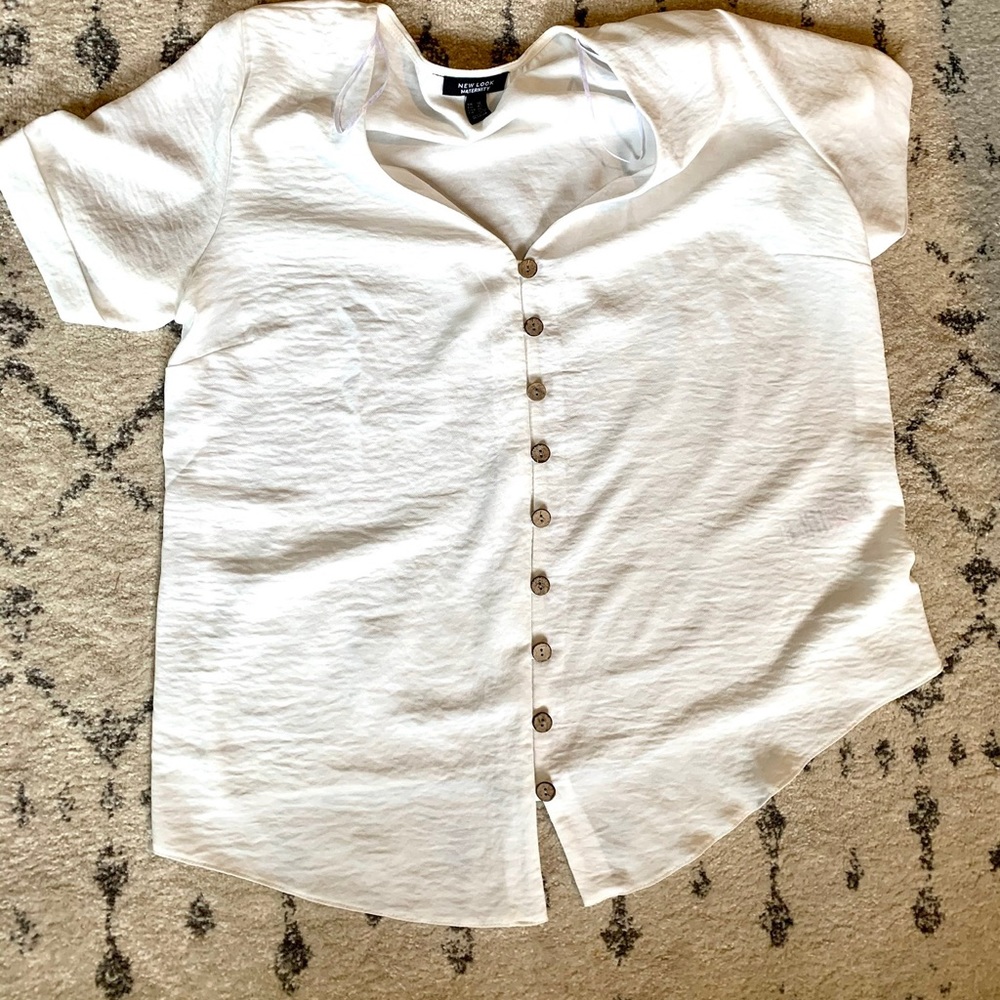 ASOS maternity button down medium